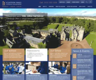 Cliftonhall.com(Clifton Hall School) Screenshot