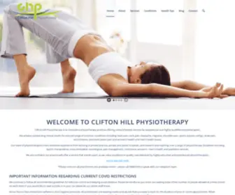 Cliftonhillphysiotherapy.com.au(CHP) Screenshot