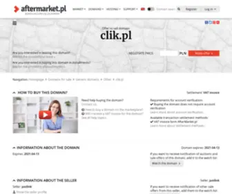 Clik.pl(Cena domeny) Screenshot