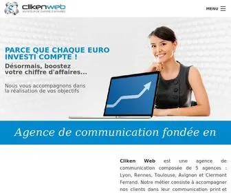 Cliken-Web.com(Agence de référencement naturel) Screenshot