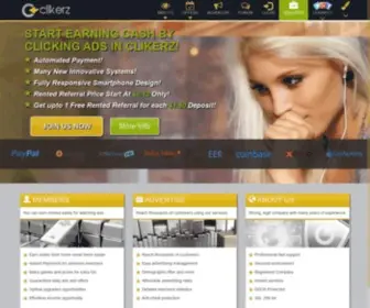 Clikerz.net(The Best Way To Making Money) Screenshot