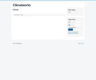 Cliknetworks.com(Hosting) Screenshot