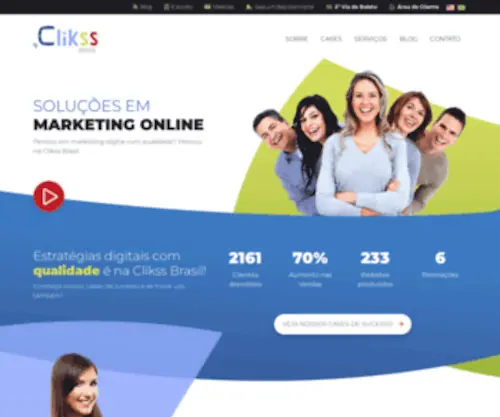 Clikssbrasil.com.br(Criação de WebSites) Screenshot