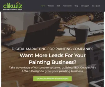 Clikwiz.com(ClikWiz Painter Marketing) Screenshot