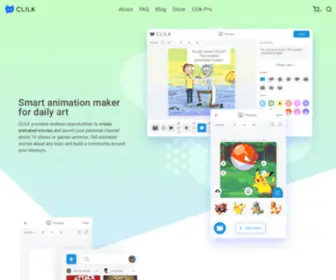 Clilk.com(Smart animation maker for daily art) Screenshot