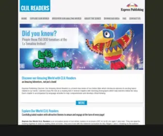 Clilreaders.com(Discover our Amazing World CLIL Readers) Screenshot