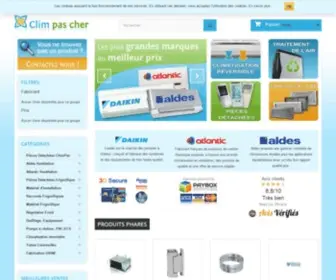 Clim-PAS-Cher.com(Clim pas cher) Screenshot