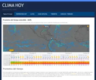 Clima-Hoy.com(CLIMA HOY) Screenshot