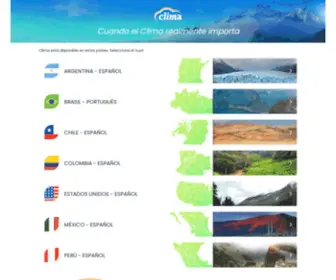 Clima.com(Pronóstico del tiempo en América) Screenshot