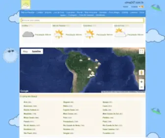 Clima247.com.br(Brasil) Screenshot