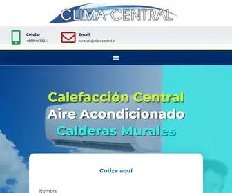 Climacentral.cl(Aire acondicionado) Screenshot