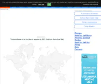 Climaenelmundo.com(Clima en el Mundo) Screenshot
