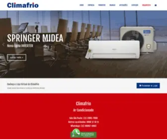 Climafrio.com.br(Home) Screenshot