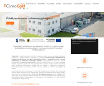 Climagold.com(Clima Gold) Screenshot