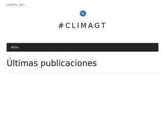 Climagt.com(El estado el tiempo en Guatemala) Screenshot