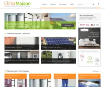 Climamaison.com(Chaudière condensation) Screenshot