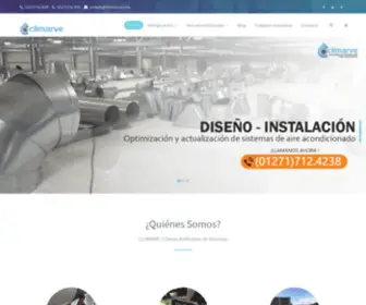 Climarve.com.mx(Climas Artificiales de Veracruz) Screenshot