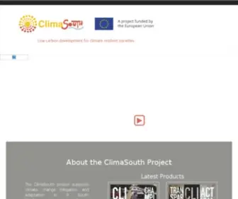 Climasouth.eu(About the ClimaSouth Project) Screenshot