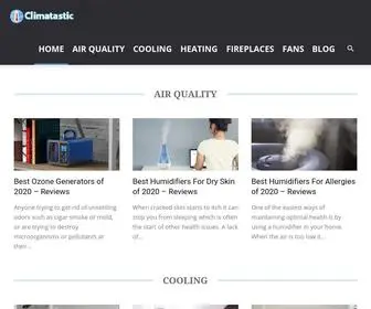Climatastic.com(Heating, Cooling and Air Quality of your Home) Screenshot
