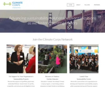Climate-Corps.org(Climate Corps) Screenshot