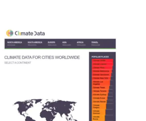 Climate-Data.org(Climate data for cities worldwide) Screenshot