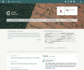 Climate-Diplomacy.org(Climate Diplomacy) Screenshot