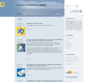 Climate-Engineering.eu(Kiel Earth Institute) Screenshot