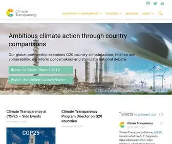 Climate-Transparency.org(Climate Transparency) Screenshot