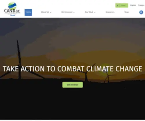 Climateactionnetwork.ca(Climate Action Network Canada) Screenshot