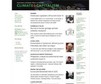 Climateandcapitalism.com(Climate & Capitalism) Screenshot