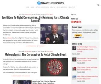 Climatechangedispatch.com(Climate Change Dispatch) Screenshot