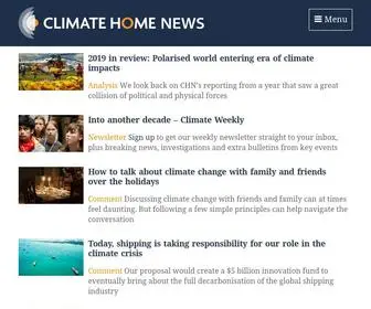 Climatechangenews.com(Climate Home News) Screenshot