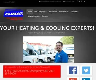 Climatechmechanical.com(Wallingford HVAC Company) Screenshot