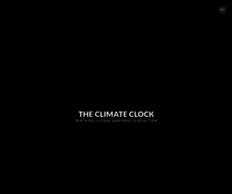 Climateclock.net(Climate Clock) Screenshot