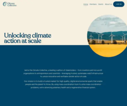 Climatecollective.org(Climate Collective) Screenshot