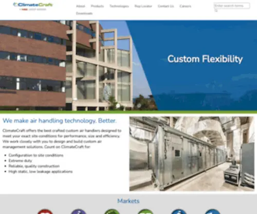 Climatecraft.com(ClimateCraft, Inc) Screenshot