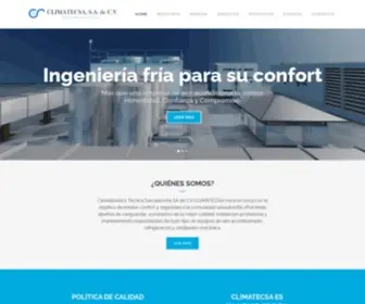 Climatecsasadecv.com(Otro sitio realizado con WordPress) Screenshot