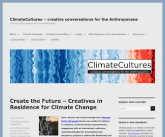 Climatecultures.net(Climatecultures) Screenshot