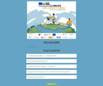 Climatediplomacyweek.org(Climate Diplomacy Week) Screenshot