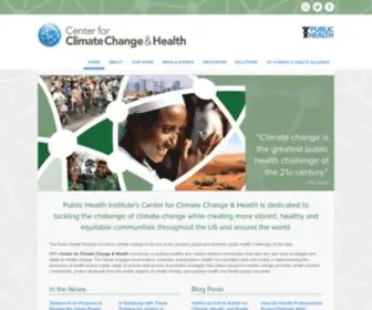 Climatehealthconnect.org(Center for Climate Change and Health) Screenshot