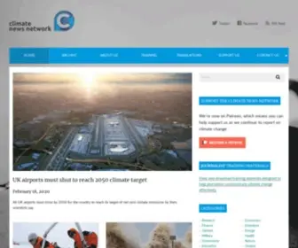 Climatenewsnetwork.net(Climate News Network) Screenshot