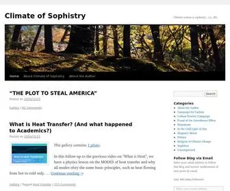 Climateofsophistry.com(Climate science) Screenshot