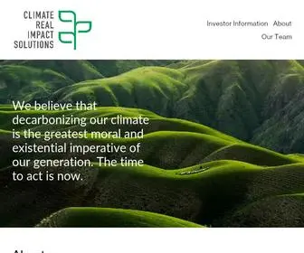 Climaterealimpactsolutions.com(Climate Real Impact Solutions) Screenshot