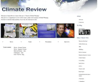 Climatereview.net(Climate Review) Screenshot