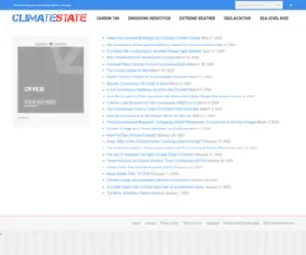 Climatestate.com(Researching and reporting climate change) Screenshot