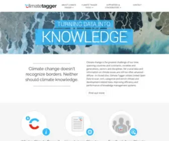 Climatetagger.net(Climate Tagger) Screenshot