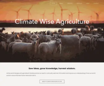 Climatewiseagriculture.com(Climate Wise Agriculture) Screenshot