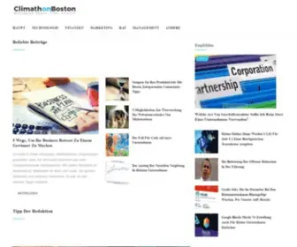 Climathonboston.com(Small Business News) Screenshot