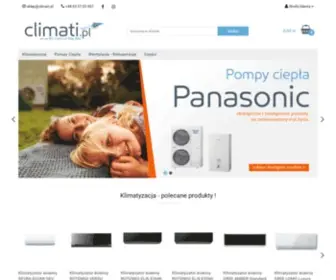 Climati.pl(Pompy ciepła panasonic) Screenshot