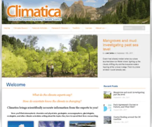 Climatica.org.uk(Climatica) Screenshot